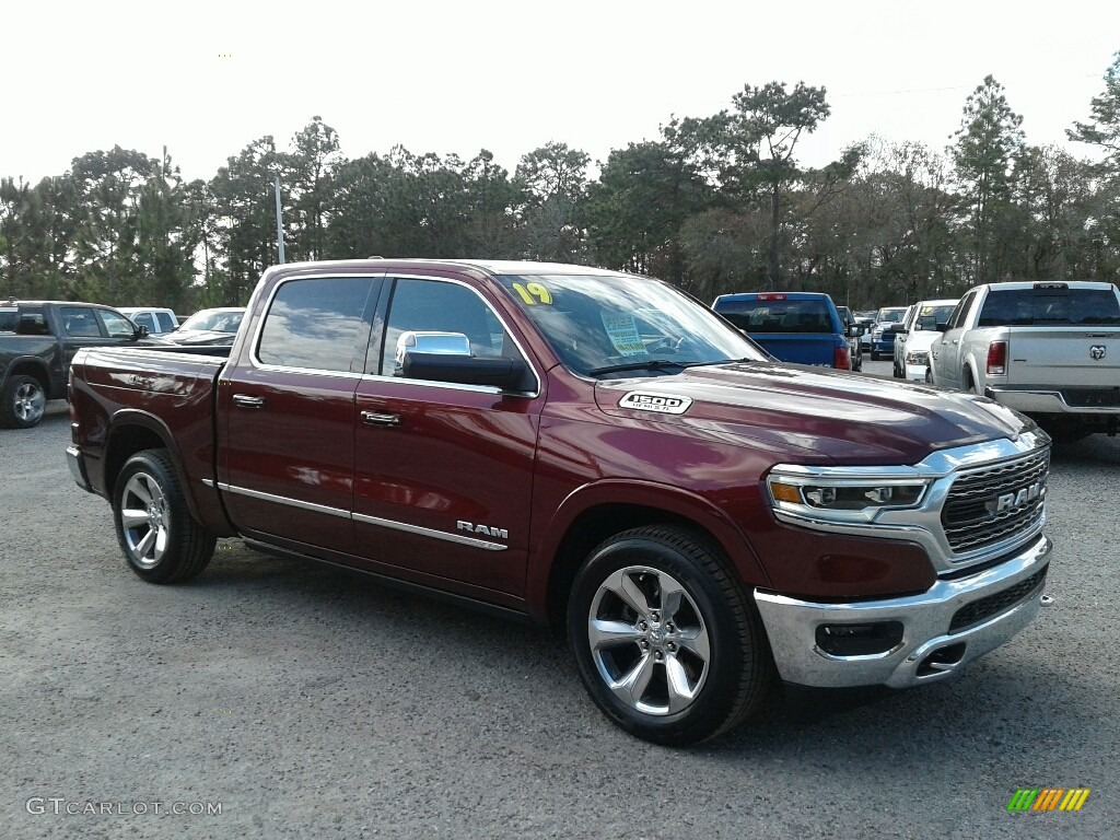 2019 1500 Limited Crew Cab - Delmonico Red Pearl / Black photo #7