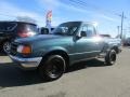 1997 Cayman Green Metallic Ford Ranger XLT Regular Cab  photo #3