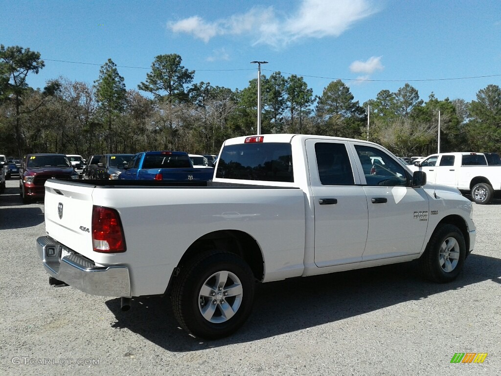 2019 1500 Classic Tradesman Quad Cab 4x4 - Bright White / Black/Diesel Gray photo #5