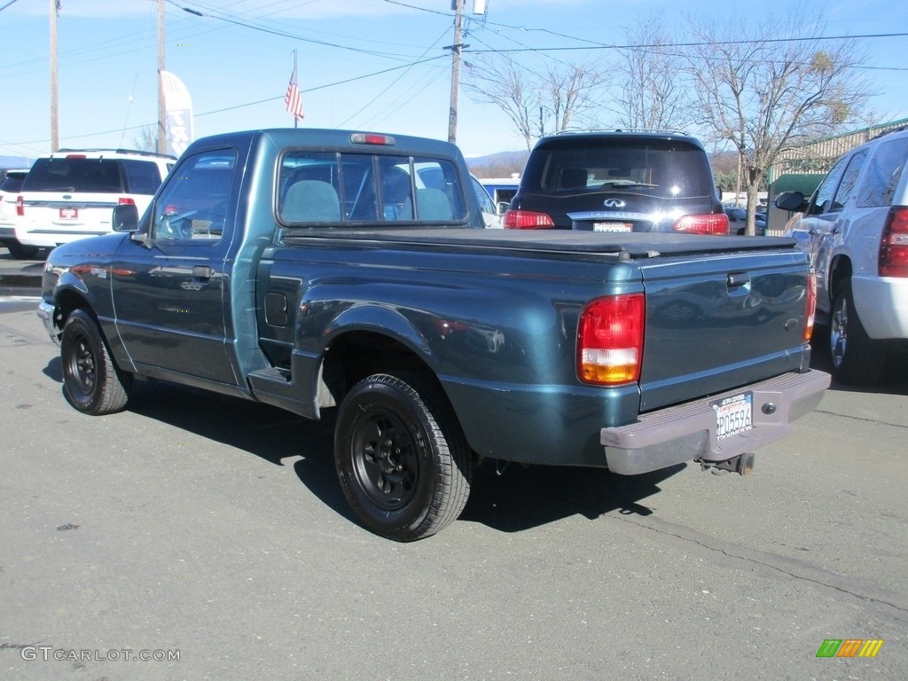 1997 Ranger XLT Regular Cab - Cayman Green Metallic / Medium Graphite photo #5
