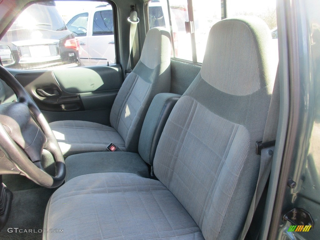 1997 Ranger XLT Regular Cab - Cayman Green Metallic / Medium Graphite photo #8