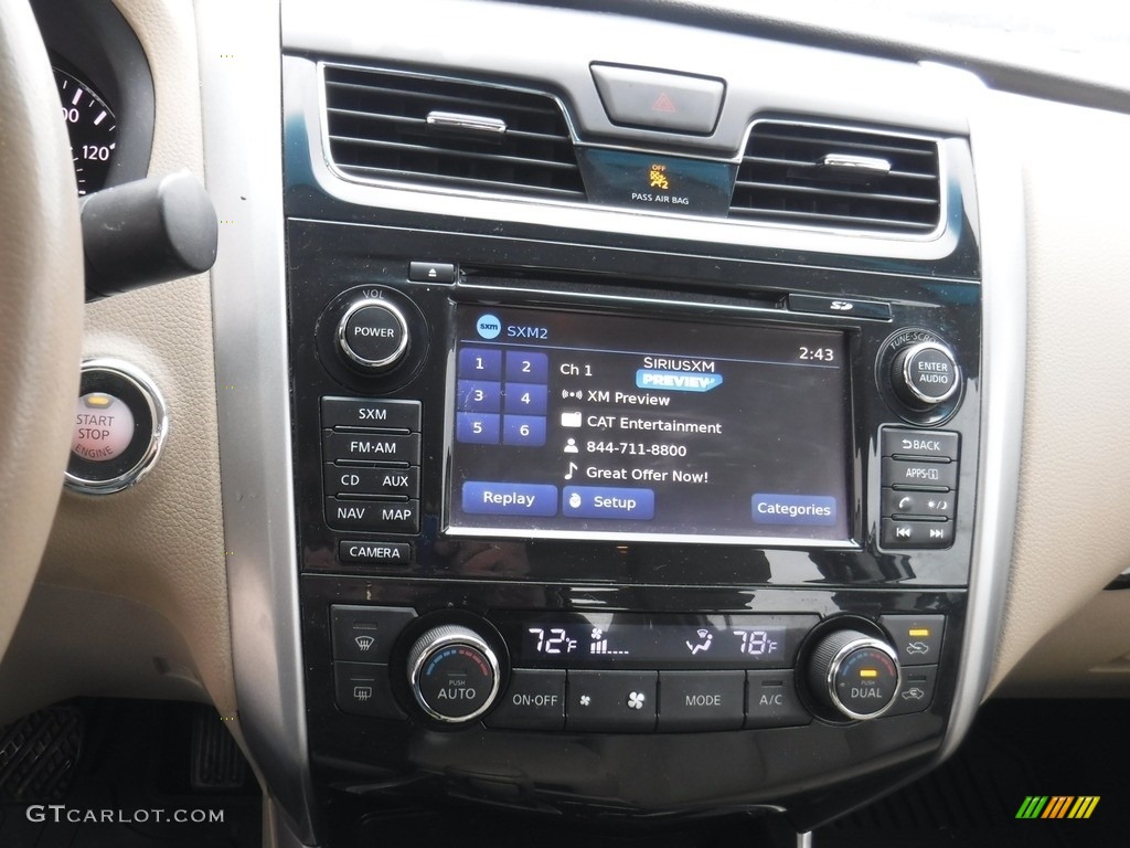 2015 Altima 2.5 SL - Pearl White / Charcoal photo #17