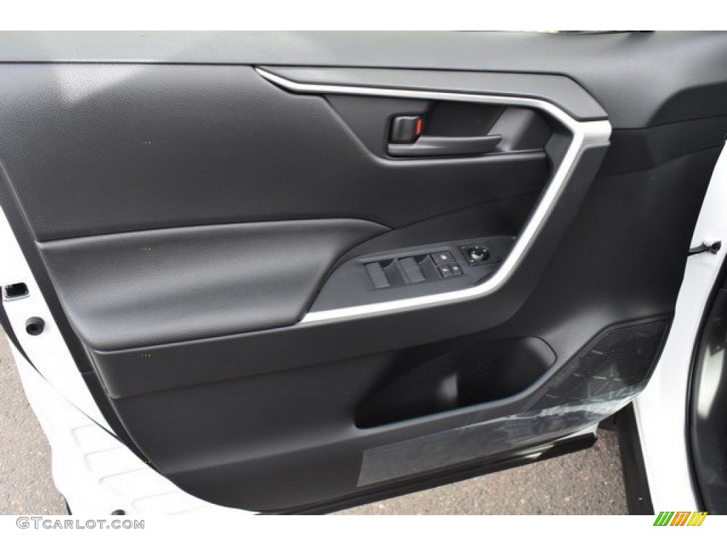 2019 RAV4 LE AWD - Super White / Black photo #19