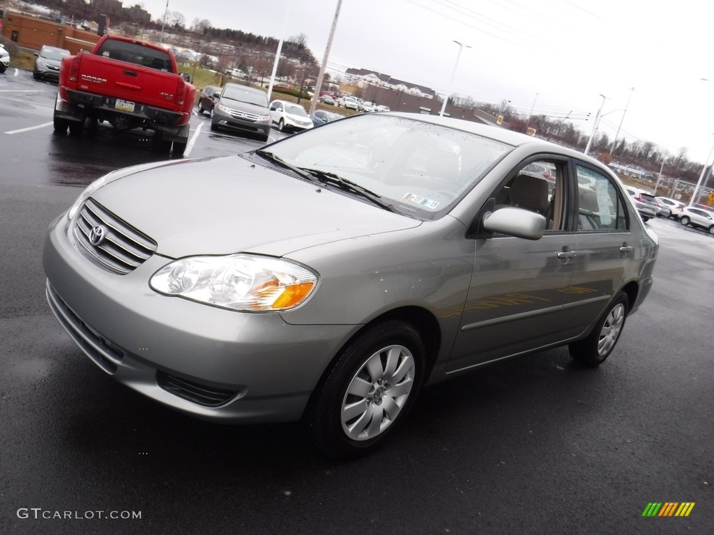 2004 Corolla LE - Mineral Green / Pebble Beige photo #5