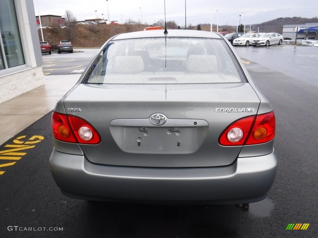 2004 Corolla LE - Mineral Green / Pebble Beige photo #8