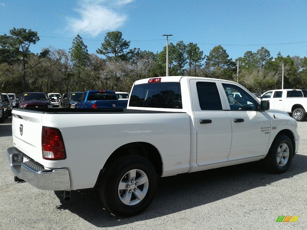 2019 1500 Classic Tradesman Quad Cab - Bright White / Black/Diesel Gray photo #5