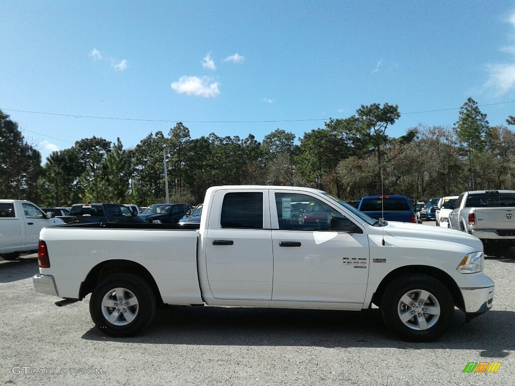 2019 1500 Classic Tradesman Quad Cab - Bright White / Black/Diesel Gray photo #6