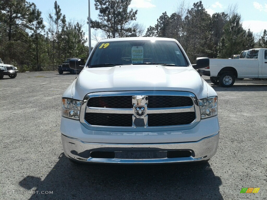 2019 1500 Classic Tradesman Quad Cab - Bright White / Black/Diesel Gray photo #8