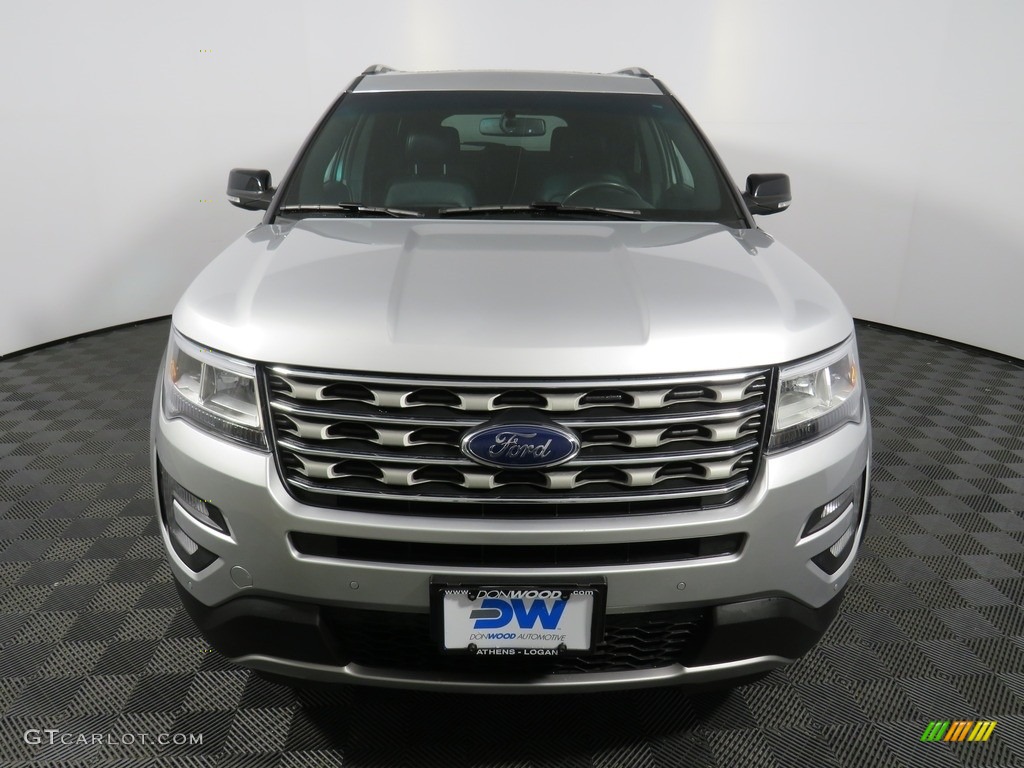 2016 Explorer XLT 4WD - Ingot Silver Metallic / Ebony Black photo #6