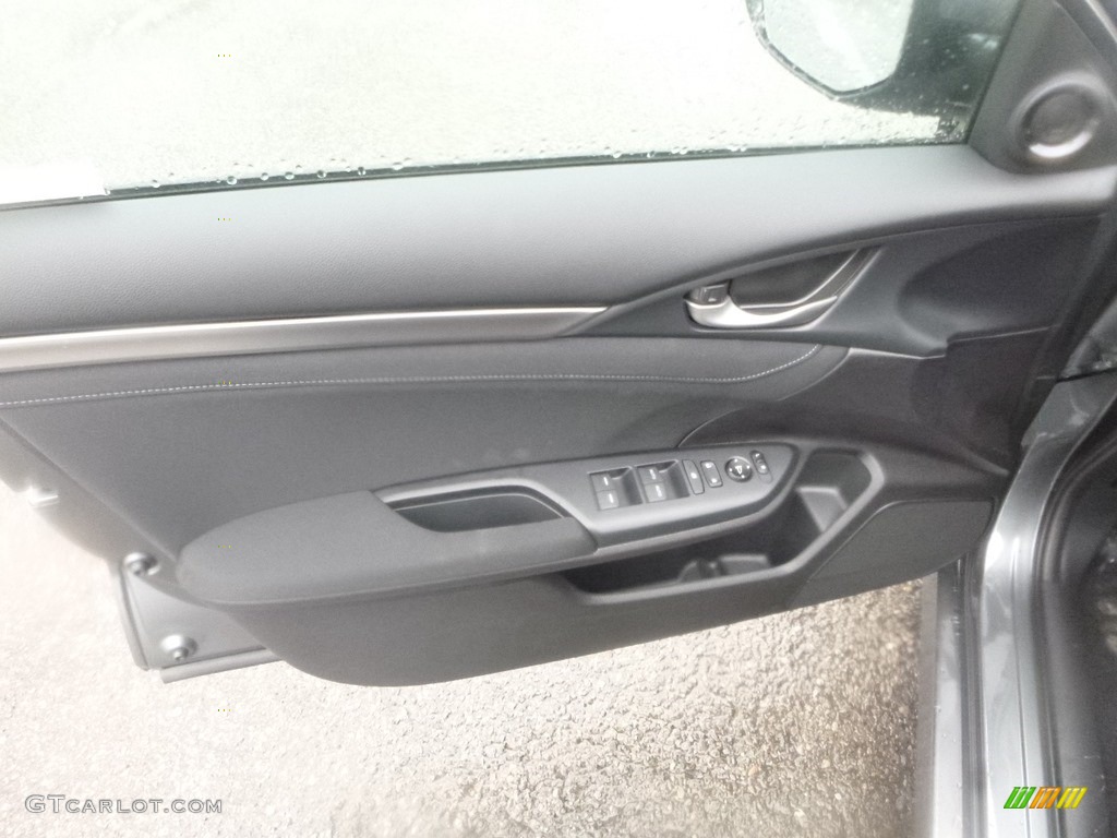 2019 Civic EX Hatchback - Polished Metal Metallic / Black photo #10