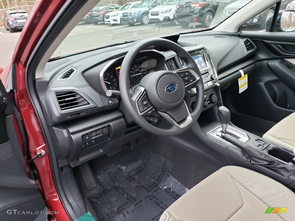 Ivory Interior 2019 Subaru Impreza 2.0i Premium 4-Door Photo #131585830