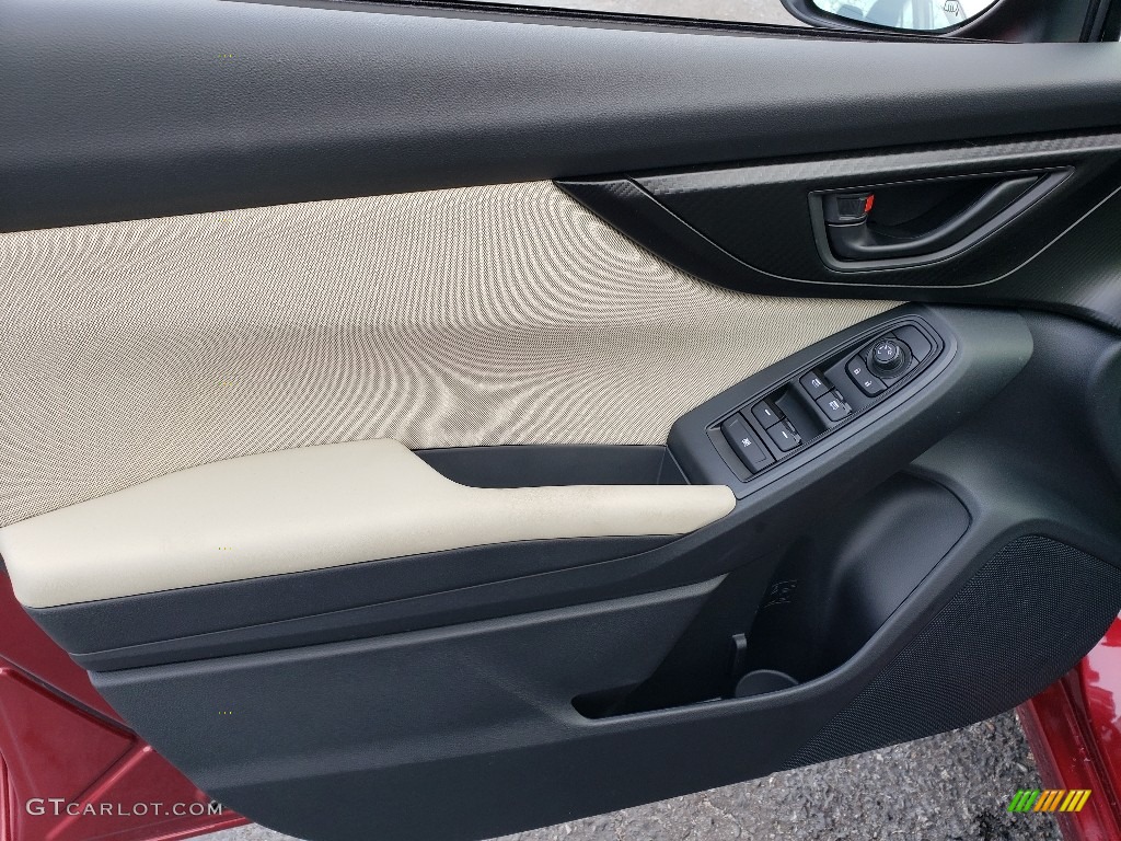 2019 Subaru Impreza 2.0i Premium 5-Door Ivory Door Panel Photo #131586274
