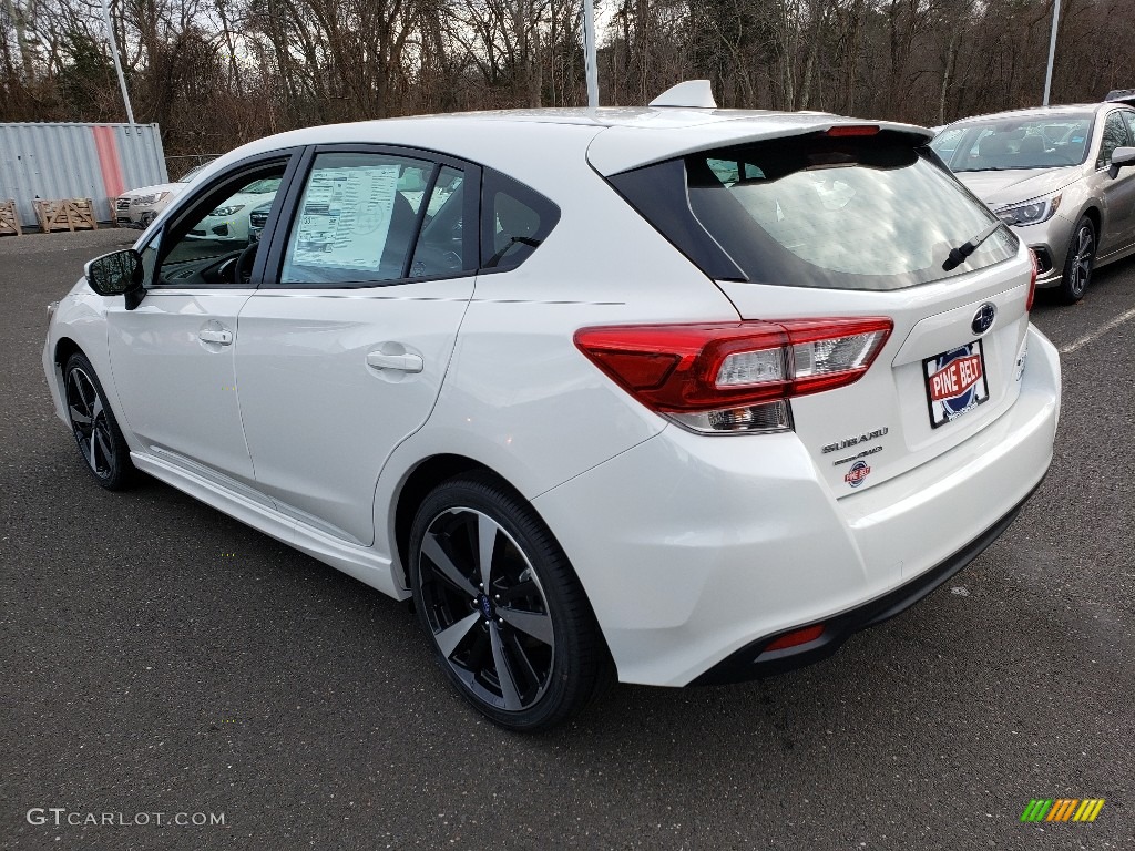 2019 Impreza 2.0i Sport 5-Door - Crystal White Pearl / Black photo #4