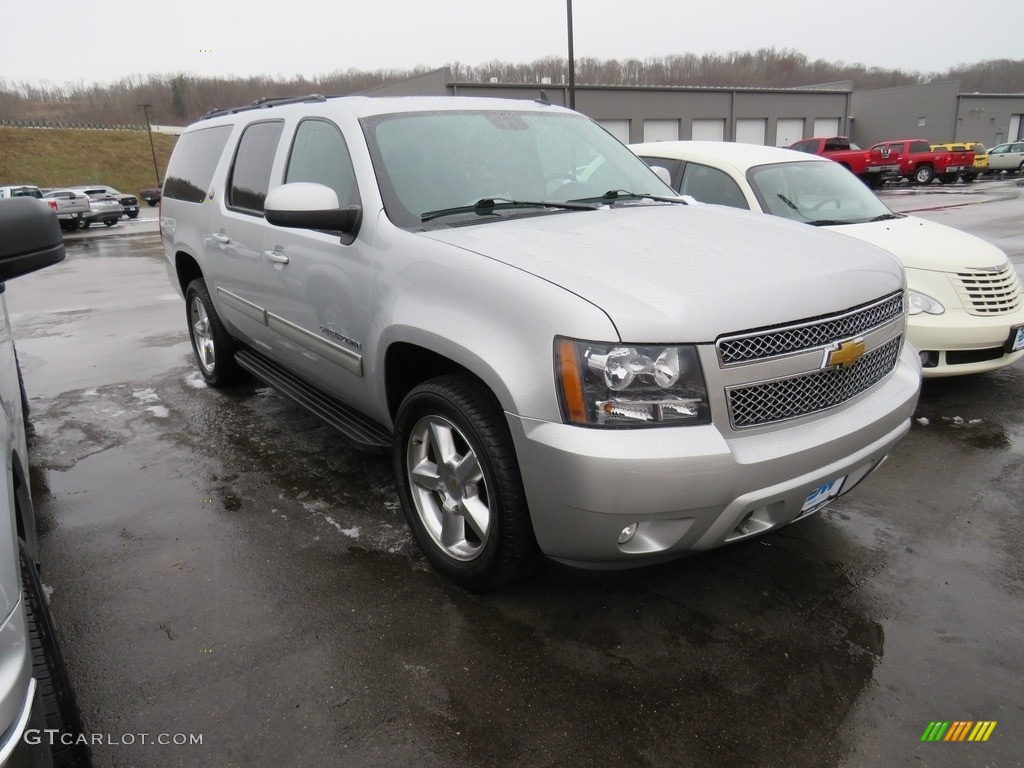2010 Suburban LT 4x4 - Sheer Silver Metallic / Ebony photo #5