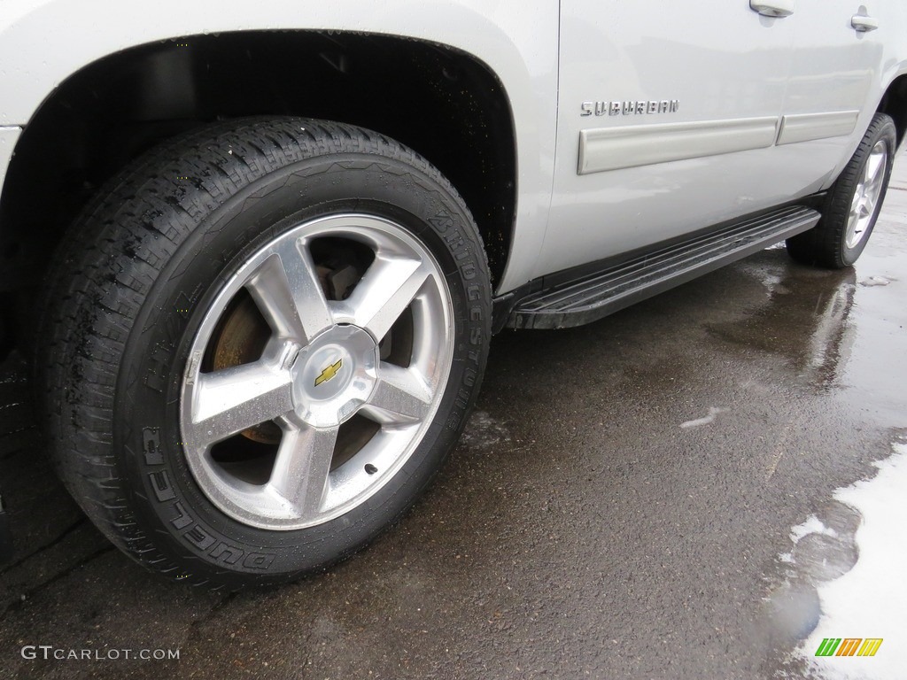 2010 Suburban LT 4x4 - Sheer Silver Metallic / Ebony photo #10