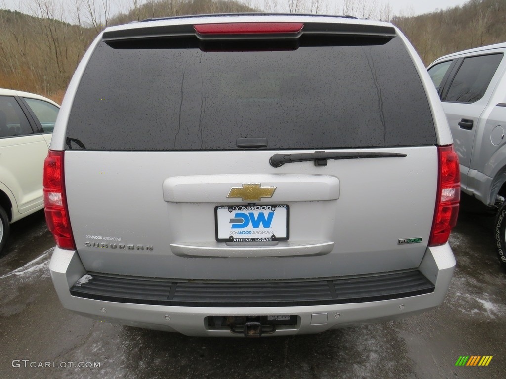 2010 Suburban LT 4x4 - Sheer Silver Metallic / Ebony photo #13