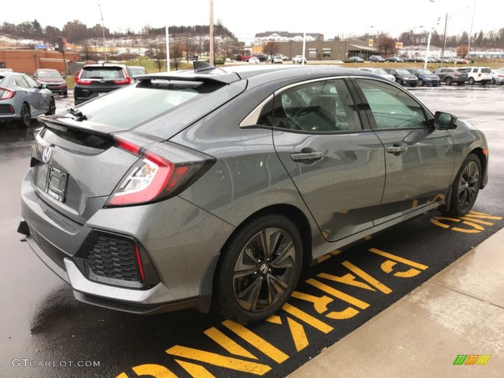 2019 Civic EX Hatchback - Polished Metal Metallic / Black photo #7