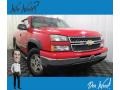 2007 Victory Red Chevrolet Silverado 1500 Classic LT Extended Cab 4x4  photo #1