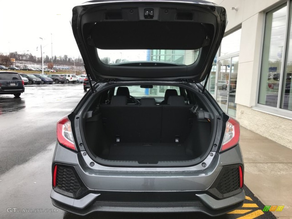 2019 Civic EX Hatchback - Polished Metal Metallic / Black photo #28