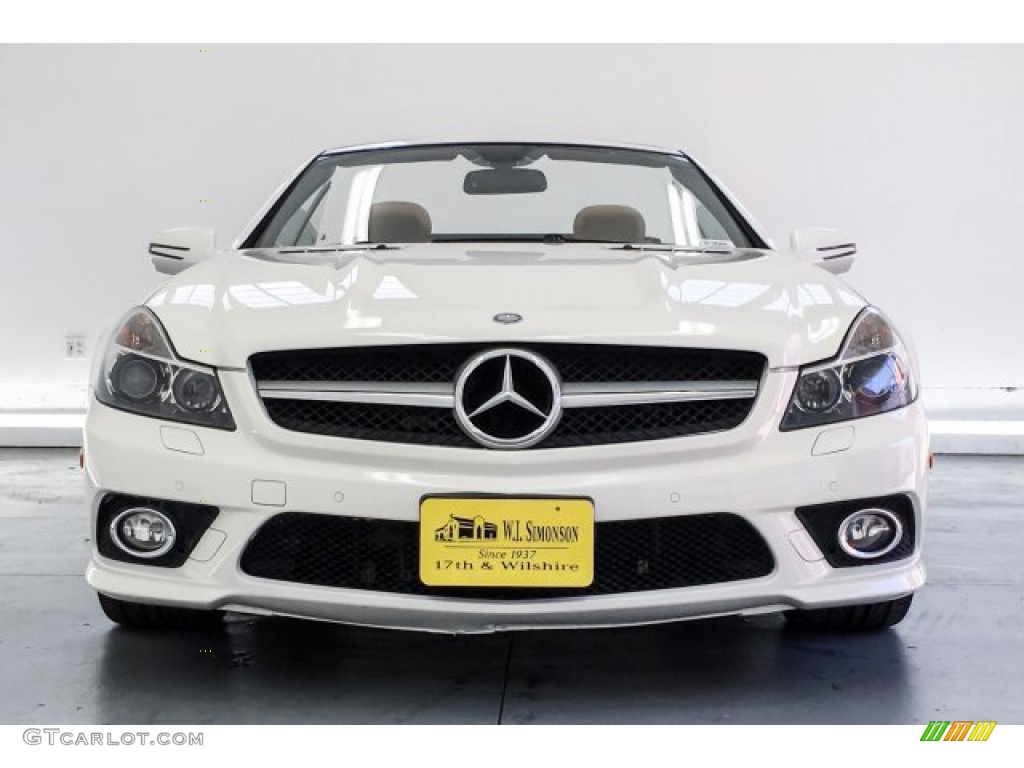 2011 SL 550 Roadster - Diamond White Metallic / Natural Beige photo #2