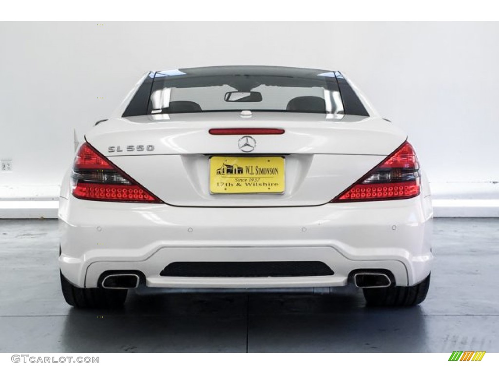 2011 SL 550 Roadster - Diamond White Metallic / Natural Beige photo #3