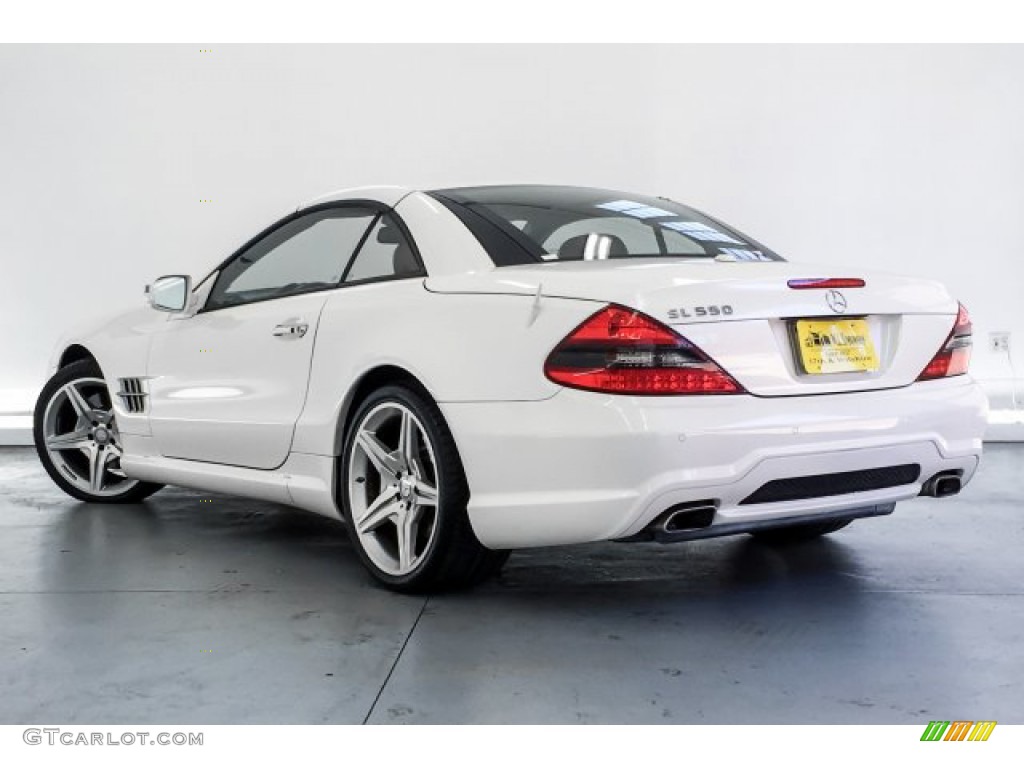 2011 SL 550 Roadster - Diamond White Metallic / Natural Beige photo #10