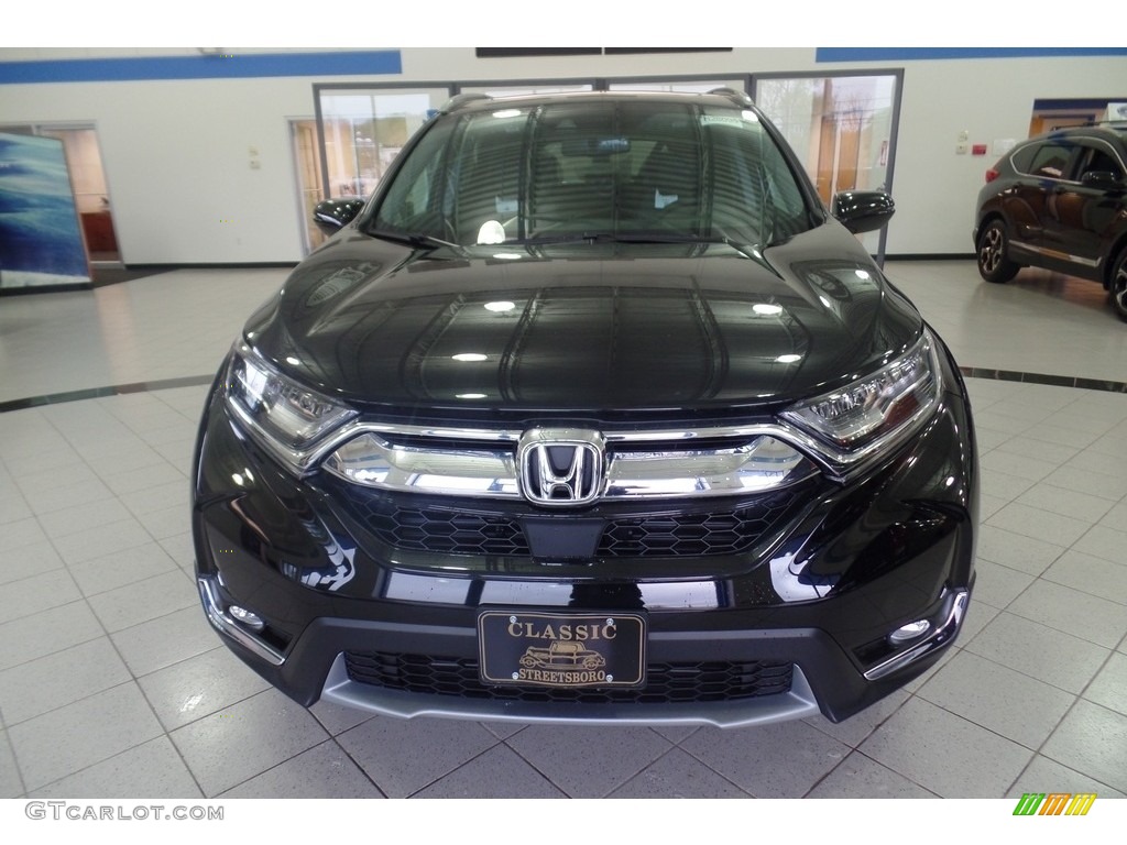 2019 CR-V Touring AWD - Crystal Black Pearl / Black photo #3