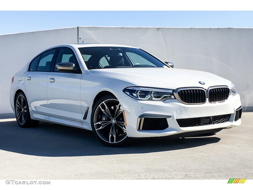 2019 5 Series M550i xDrive Sedan - Alpine White / Black photo #12