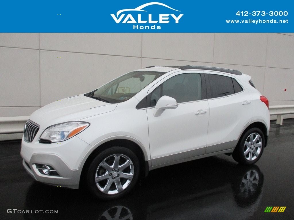 White Pearl Tricoat Buick Encore