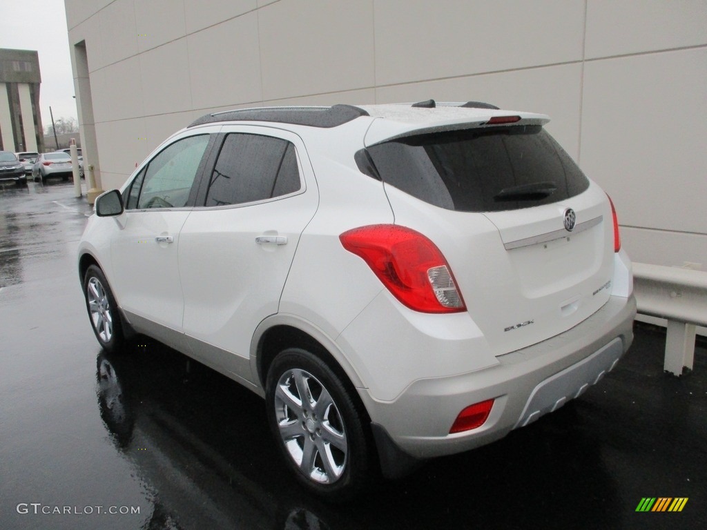 2014 Encore Leather AWD - White Pearl Tricoat / Saddle photo #3