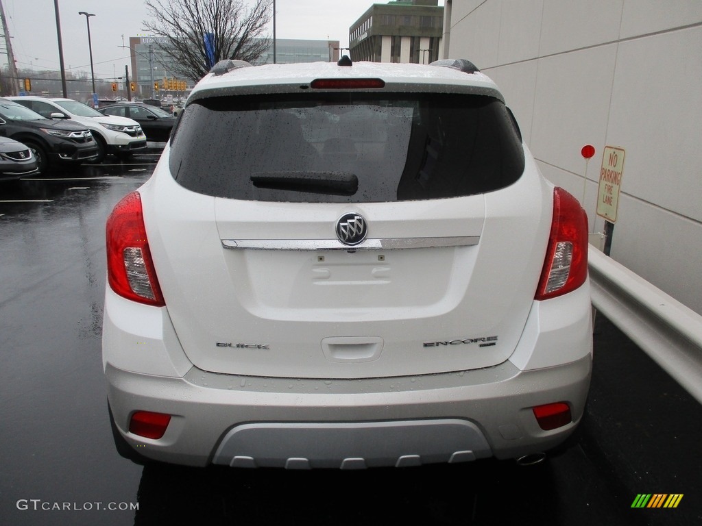 2014 Encore Leather AWD - White Pearl Tricoat / Saddle photo #4