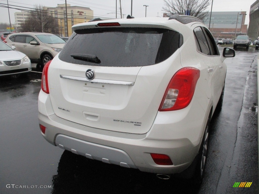 2014 Encore Leather AWD - White Pearl Tricoat / Saddle photo #5