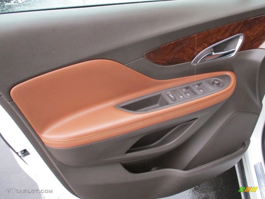 2014 Encore Leather AWD - White Pearl Tricoat / Saddle photo #11