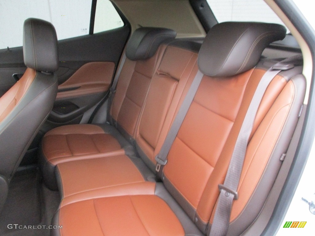 2014 Encore Leather AWD - White Pearl Tricoat / Saddle photo #14