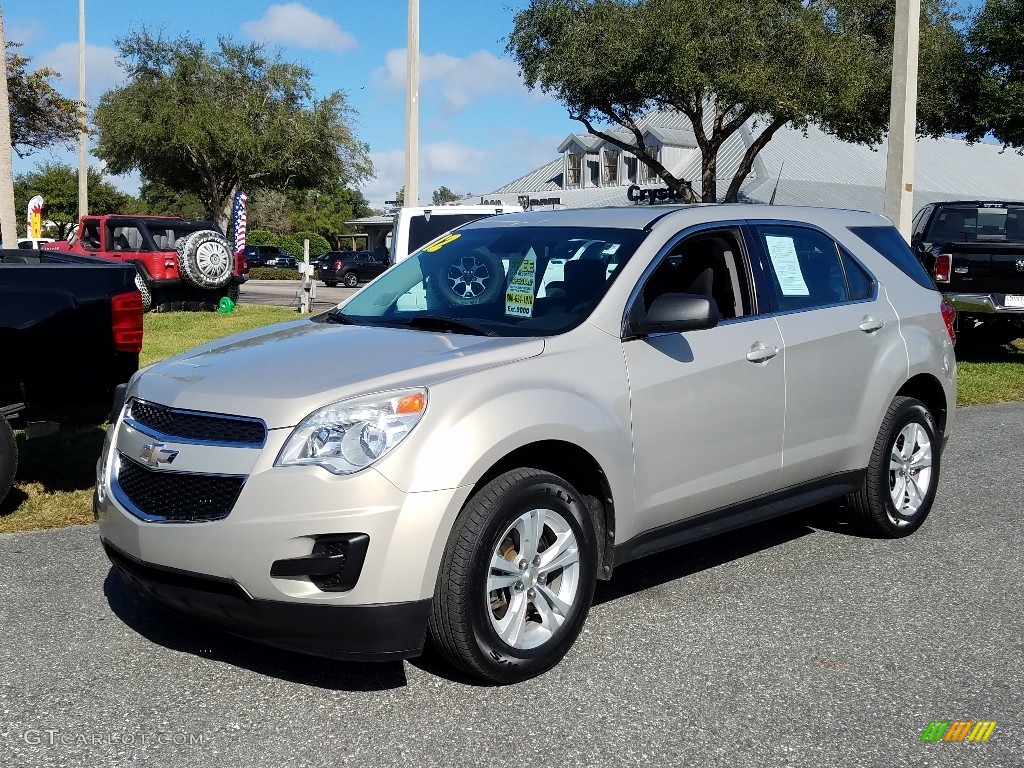 2012 Equinox LS - Gold Mist Metallic / Light Titanium/Jet Black photo #1