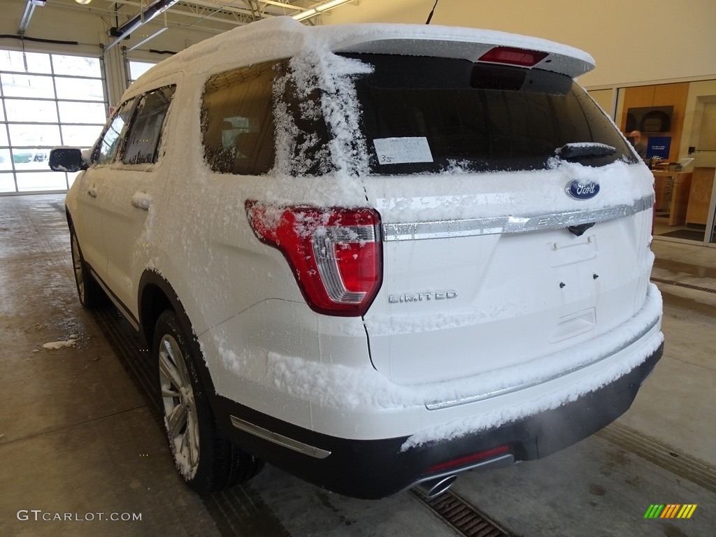 2019 Explorer Limited 4WD - White Platinum / Medium Black photo #3