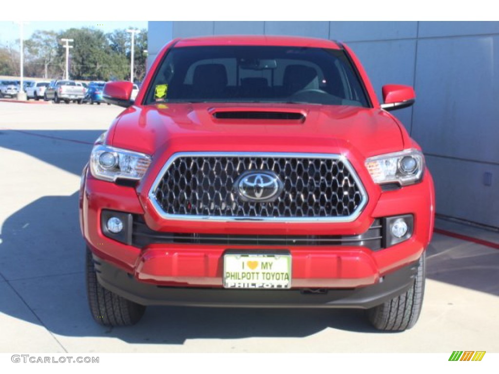 2019 Tacoma TRD Sport Double Cab 4x4 - Barcelona Red Metallic / TRD Graphite photo #3