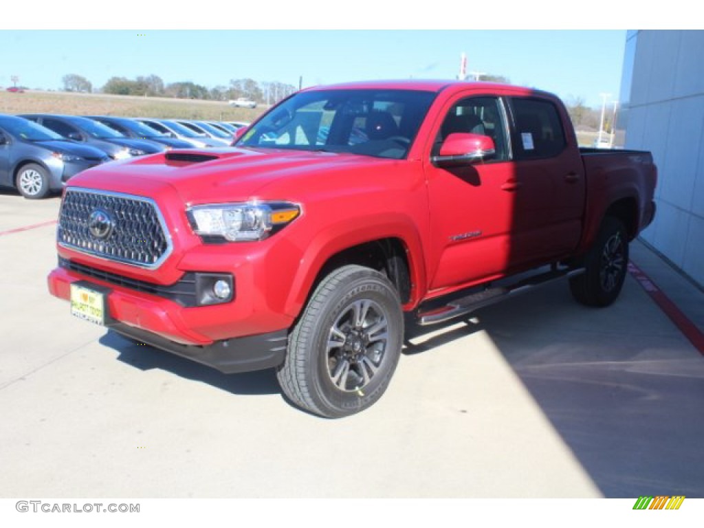 2019 Tacoma TRD Sport Double Cab 4x4 - Barcelona Red Metallic / TRD Graphite photo #4