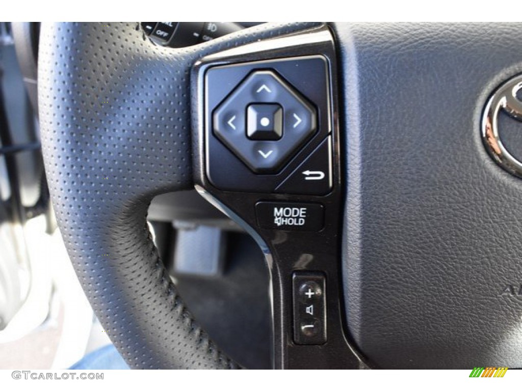2019 Toyota 4Runner TRD Off-Road 4x4 Black Steering Wheel Photo #131596375