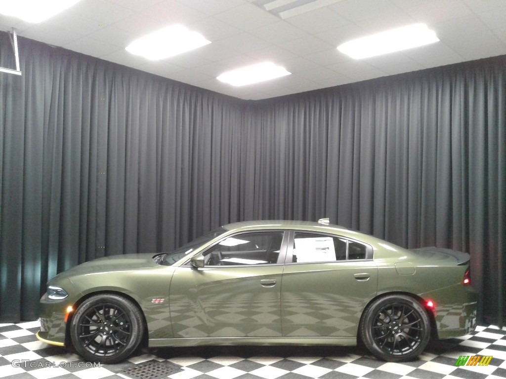 F8 Green 2019 Dodge Charger R/T Scat Pack Exterior Photo #131596660