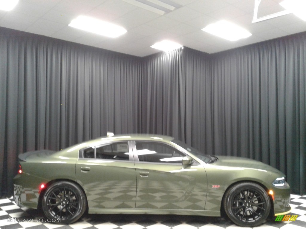 F8 Green 2019 Dodge Charger R/T Scat Pack Exterior Photo #131596774