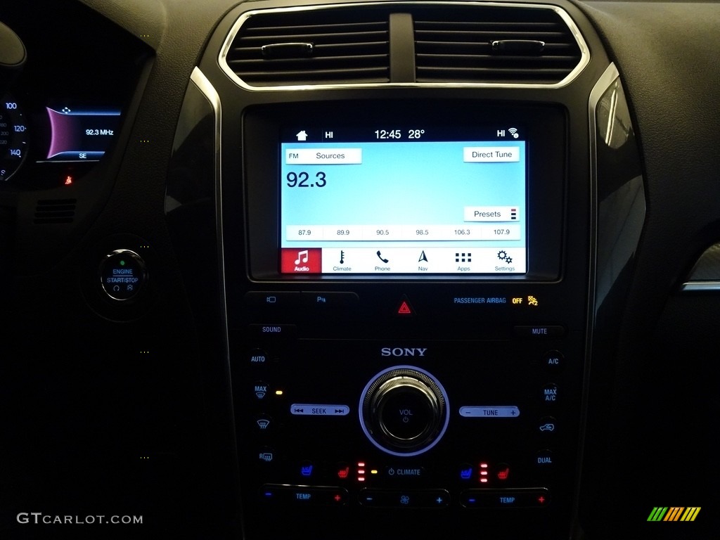 2019 Explorer Sport 4WD - Agate Black / Medium Black photo #14