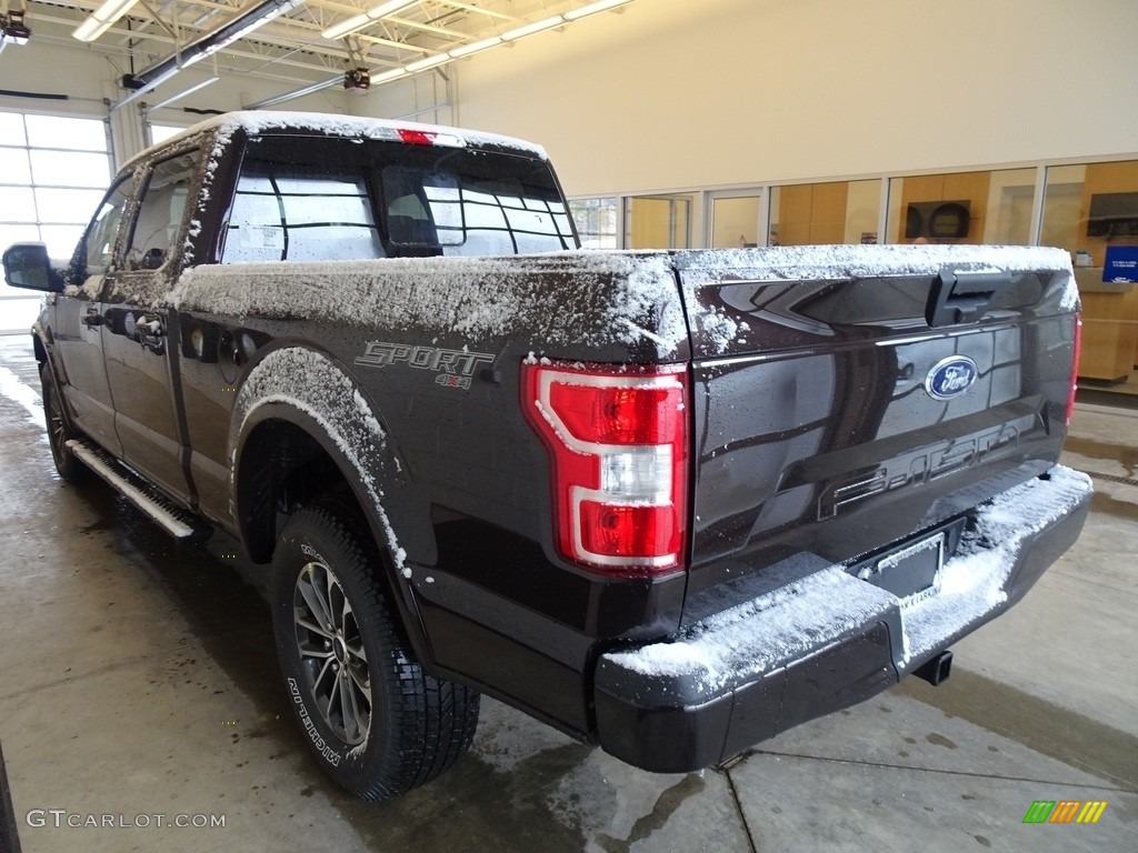 2019 F150 XLT SuperCrew 4x4 - Magma Red / Earth Gray photo #3