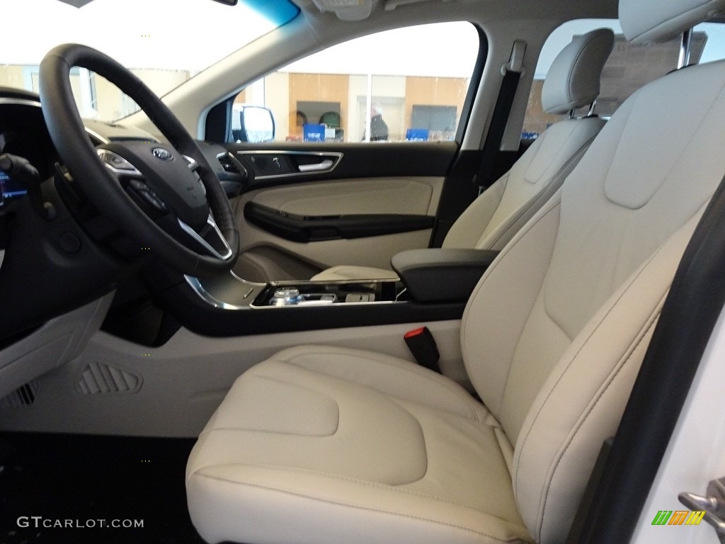 Ebony Interior 2019 Ford Edge Titanium AWD Photo #131599171