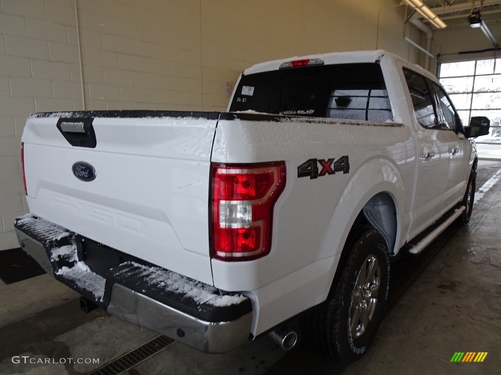 2019 F150 XLT SuperCrew 4x4 - Oxford White / Earth Gray photo #2