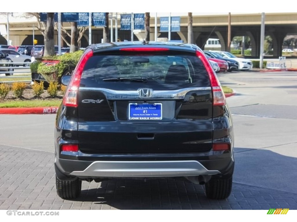 2015 CR-V EX - Crystal Black Pearl / Black photo #6