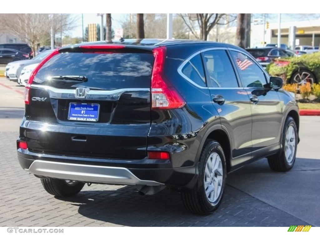2015 CR-V EX - Crystal Black Pearl / Black photo #7