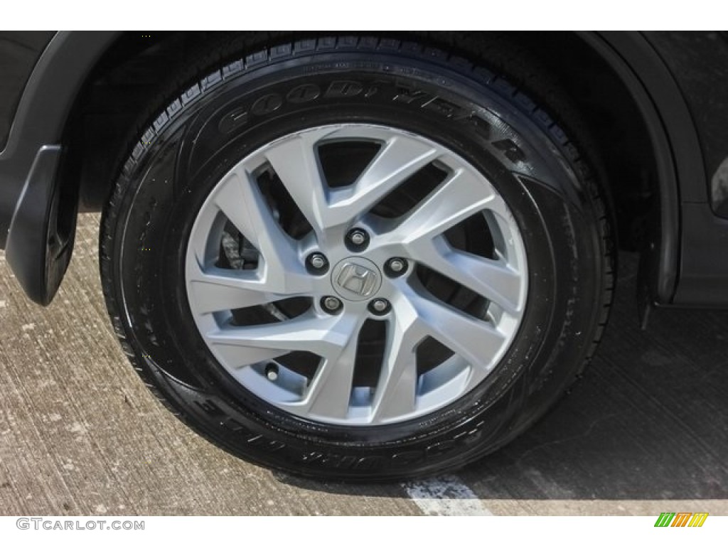 2015 CR-V EX - Crystal Black Pearl / Black photo #12