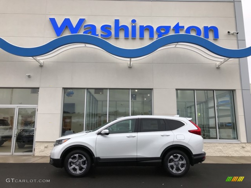 2019 CR-V EX-L AWD - Platinum White Pearl / Black photo #1