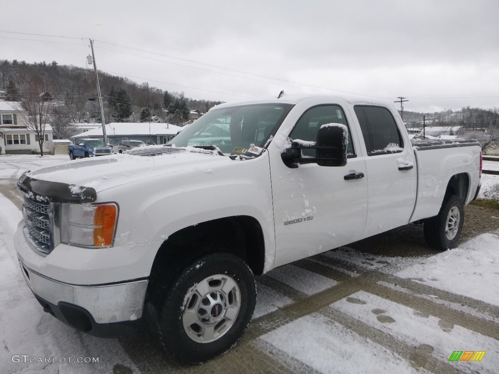 2012 Sierra 2500HD SLE Crew Cab 4x4 - Summit White / Ebony photo #1